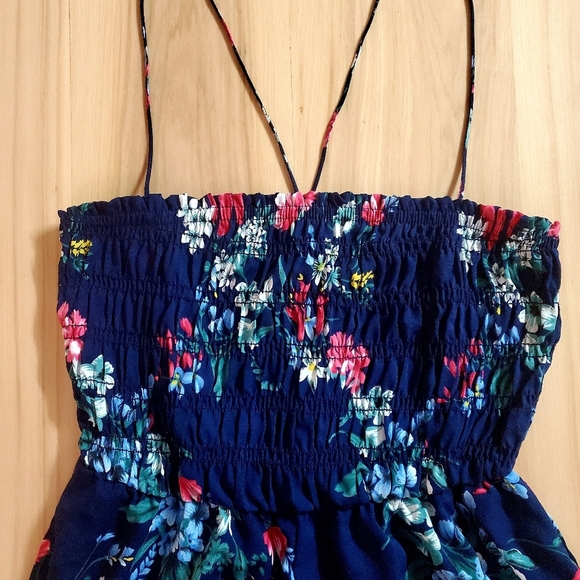 Sienna Sky Romper, Size Large, flowy lightweight spaghetti strap onesie - Picture 2 of 4